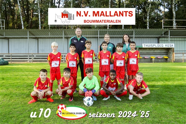 kleine ploegfoto U10