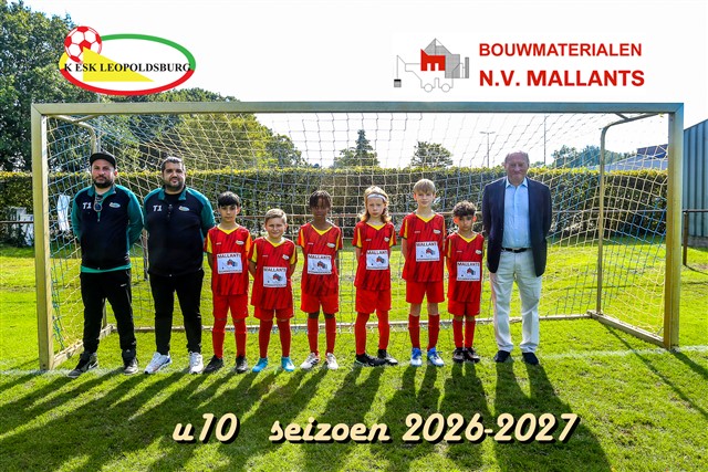 Ploegfoto U10 K.ESK Leopoldsburg