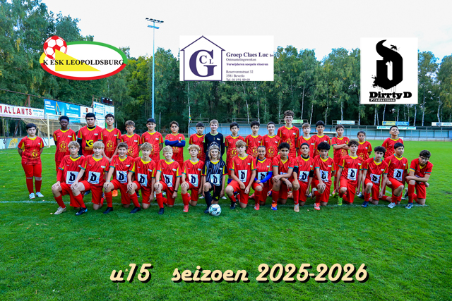 kleine ploegfoto U15