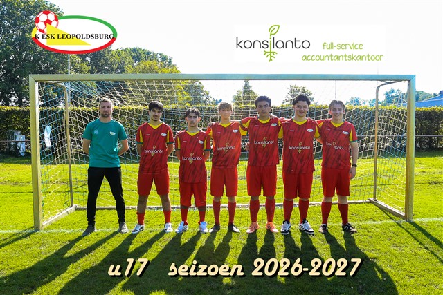Ploegfoto U17 K.ESK Leopoldsburg
